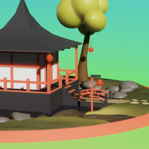 Eevee Lowpoly Pagoda preview image 3